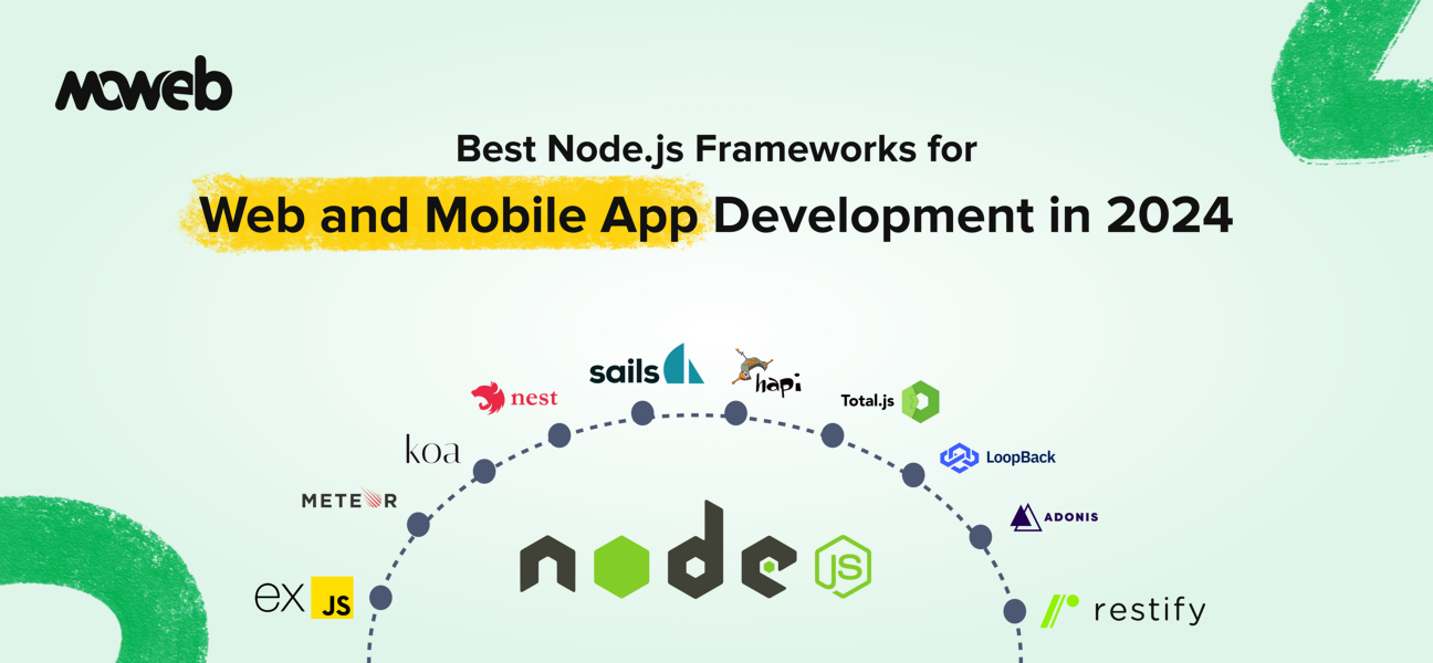 Best Node.js Frameworks for Web and Mobile App Development